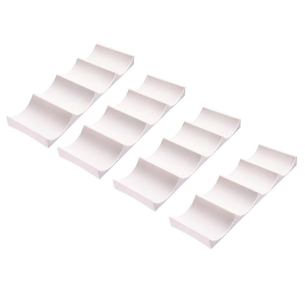 Beverage Display Stand European Style Wine Rack Storage Dark Grey 29.3x9.8x2.3cm 4Pcs
