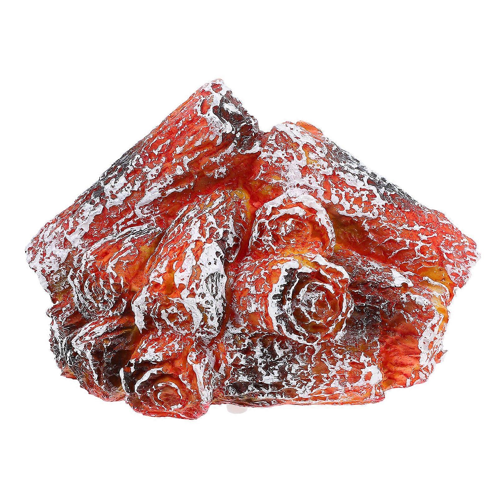 Here's a polished and engaging product description for your **USB Powered Resin Fake Fire Logs Flameless LED Bonfire Lamp**:

 

🔥 **Flameless LED