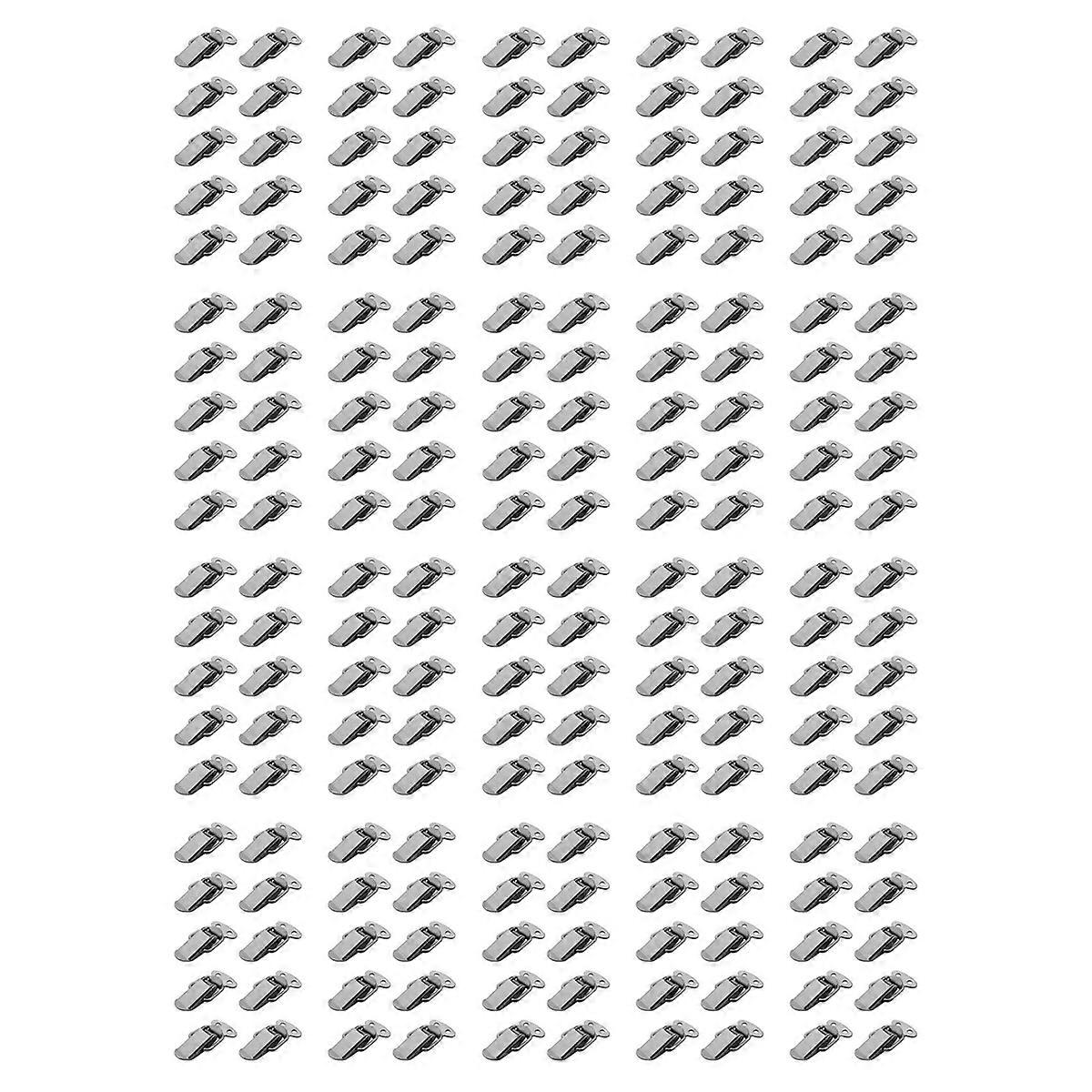 Cabinet Spring Loaded Iron Straight Loop Toggle Latch 45mm Length