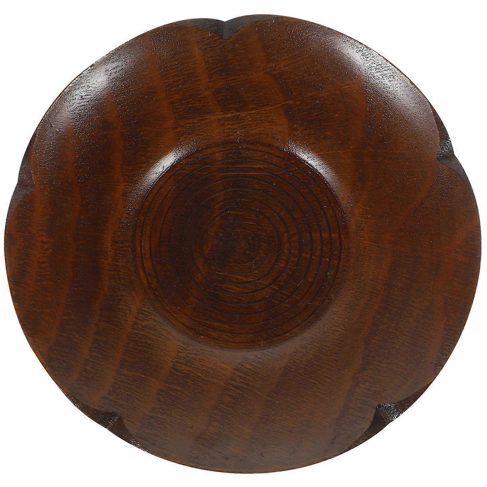 Cup Mats For Drinks Wooden Protect Surfaces Condiment Dish Restaurant Use 1Set