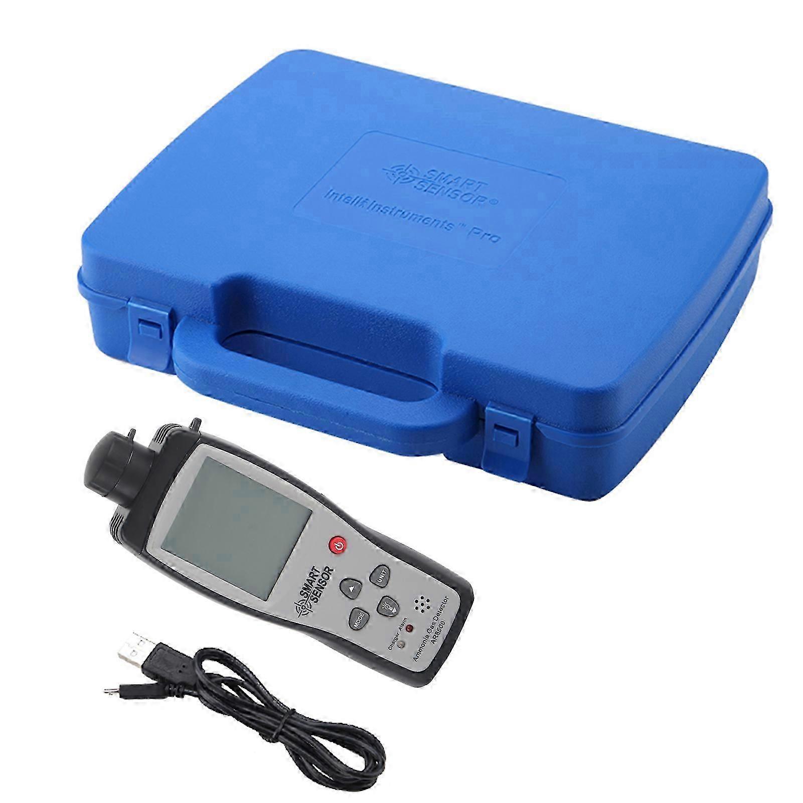 SMART SENSOR AR8500 Ammonia Detector Gas NH3 Tester Monitor with Acoustic Optical Double Alarm 0100PPM 100-240V