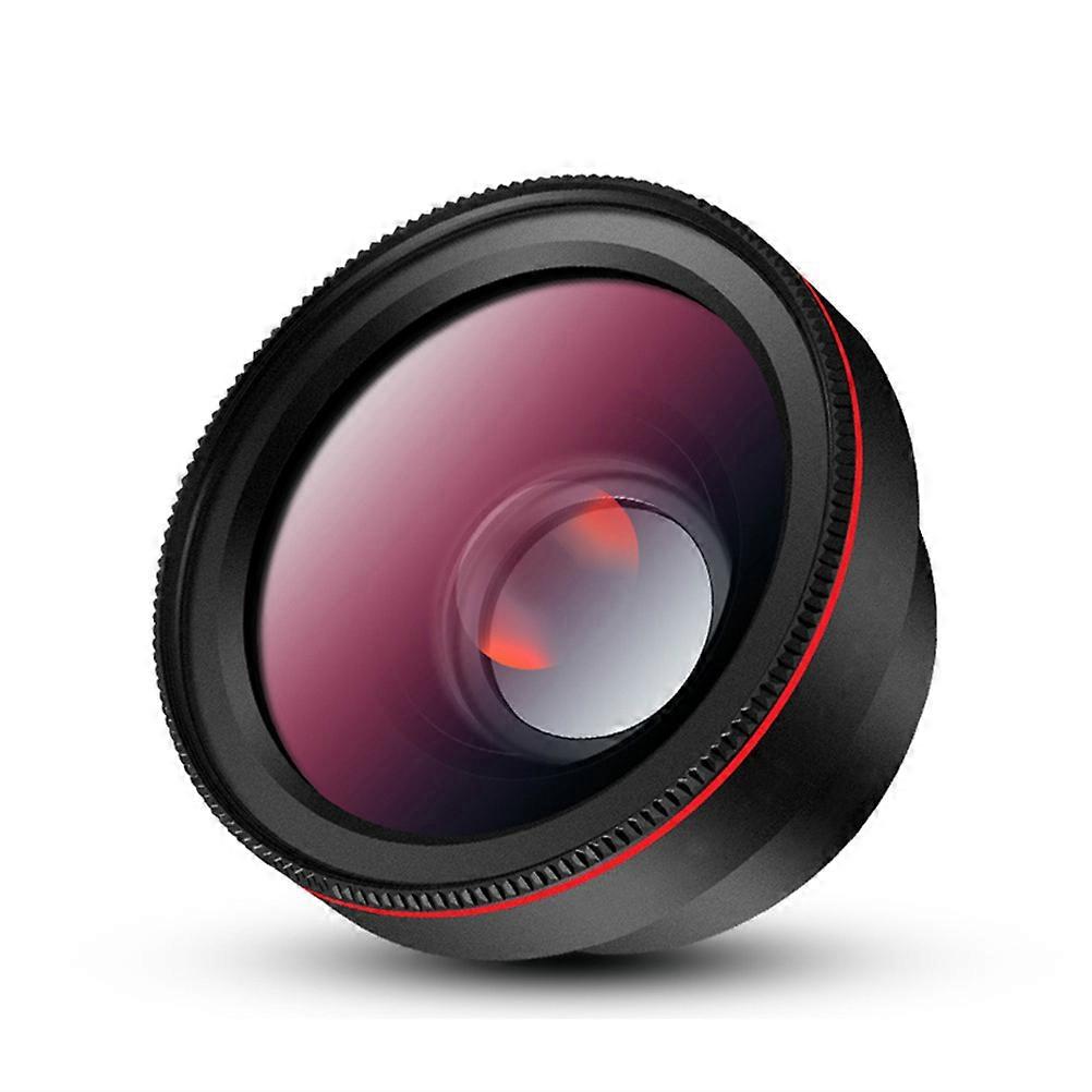 Smartphone Macro Lens 0.45X Super Wide Angle 12.5X Macro Lens Clip on 1 Mobile Phone Lens for Smartphones Black 1Set