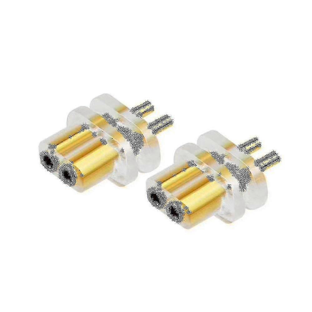 2025 Latest Model 2 Pcs 2 Pin 0.78mm Female Socket Double Needle Socket Earphone