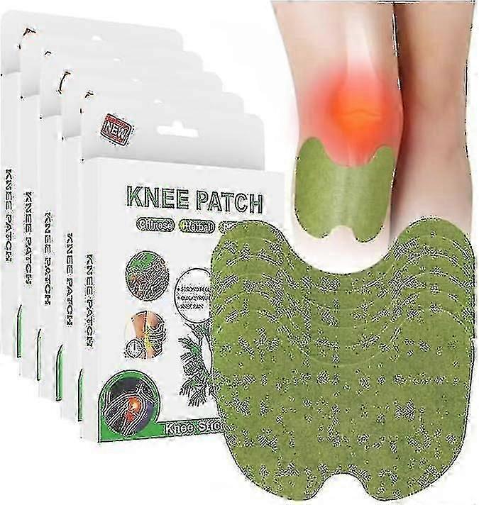 60pcs Knee Pain Relief Patch, Heating Patch, Self-heating Moxibustion Patch