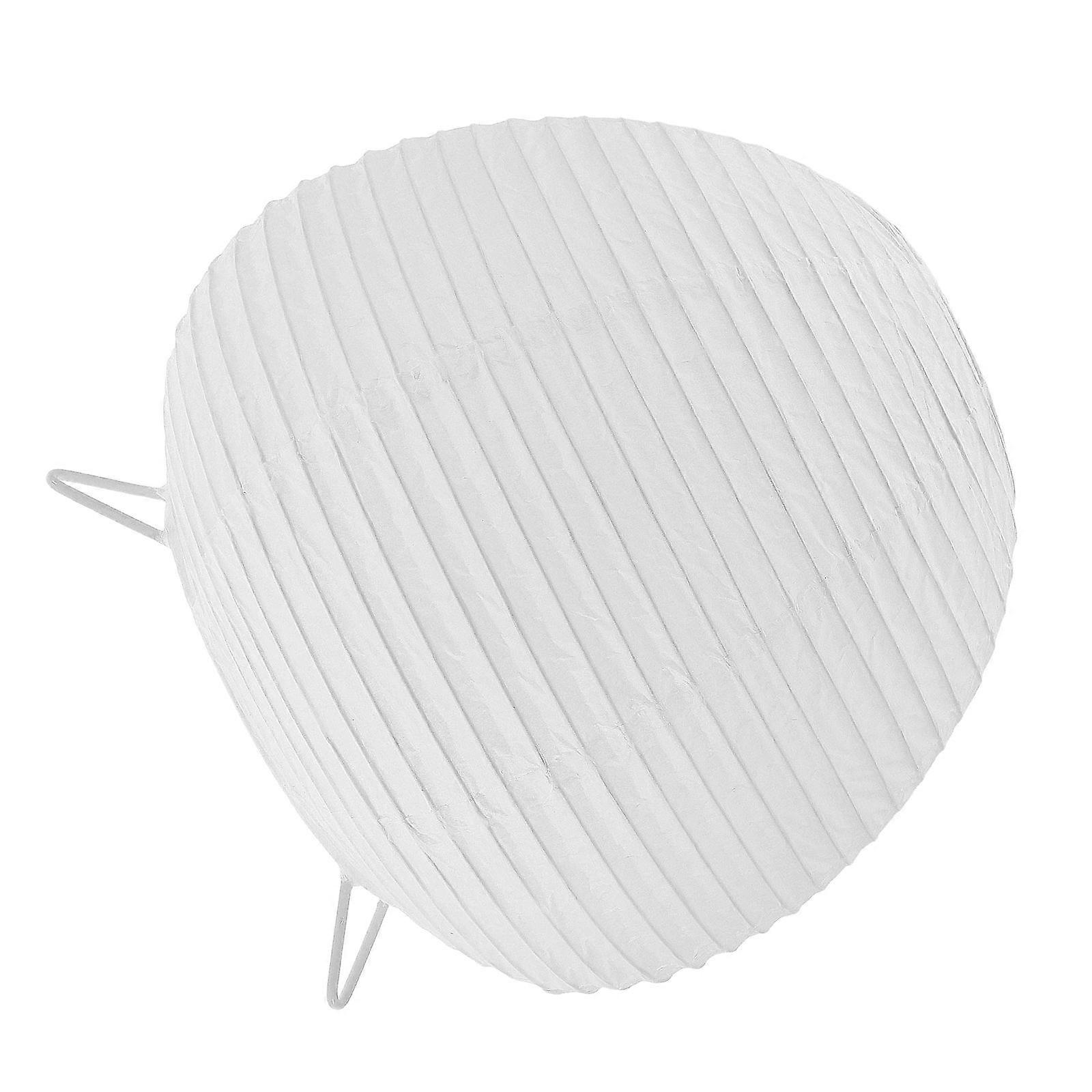 Light Yellow Rice Paper Lantern Lamp for Home Use Decorative Table Lamp with Bulb Included 9.8in