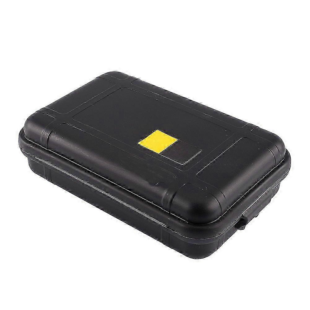 מיכל תיבת אחסון הישרדות חיצונית אטומה לאוויר לדיג (שחור, S) מיכל קופסה קטנה