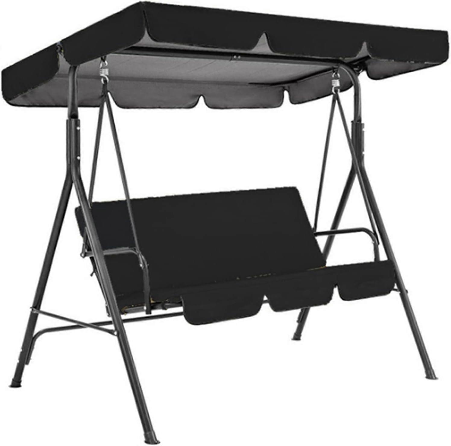 Replacement cover for patio swings, garden seaters, sunshade, porch swing (142x120x18cm A)