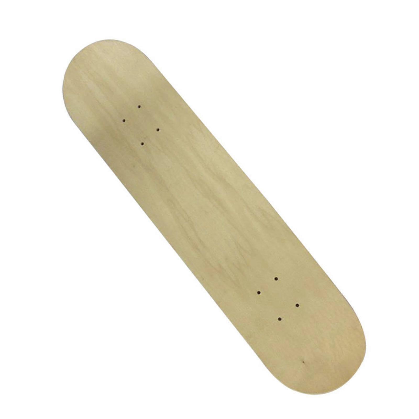 DIY Empty Skateboard Deck for Kids, Skateboard Replacement, Wooden Sound Deck for Wall Decoration, Daily Application Practice 80cmx20cm Wood