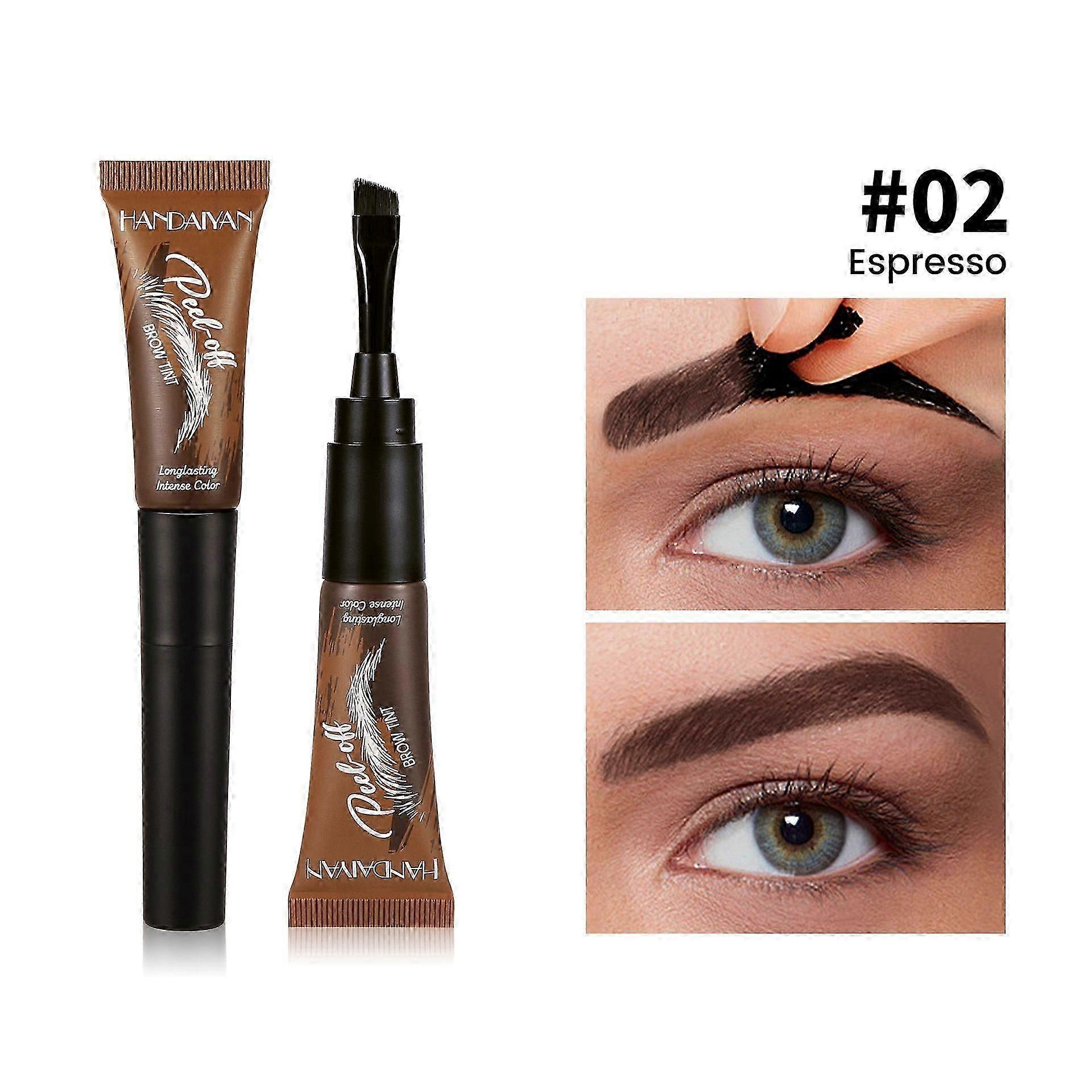 Women's Eyebrow TintSemi-Permanent Colour-Resistant Semi-Permanent Waterproof Treatment with Immediate Effect, Cosmetics for Adult Men and Women Beau