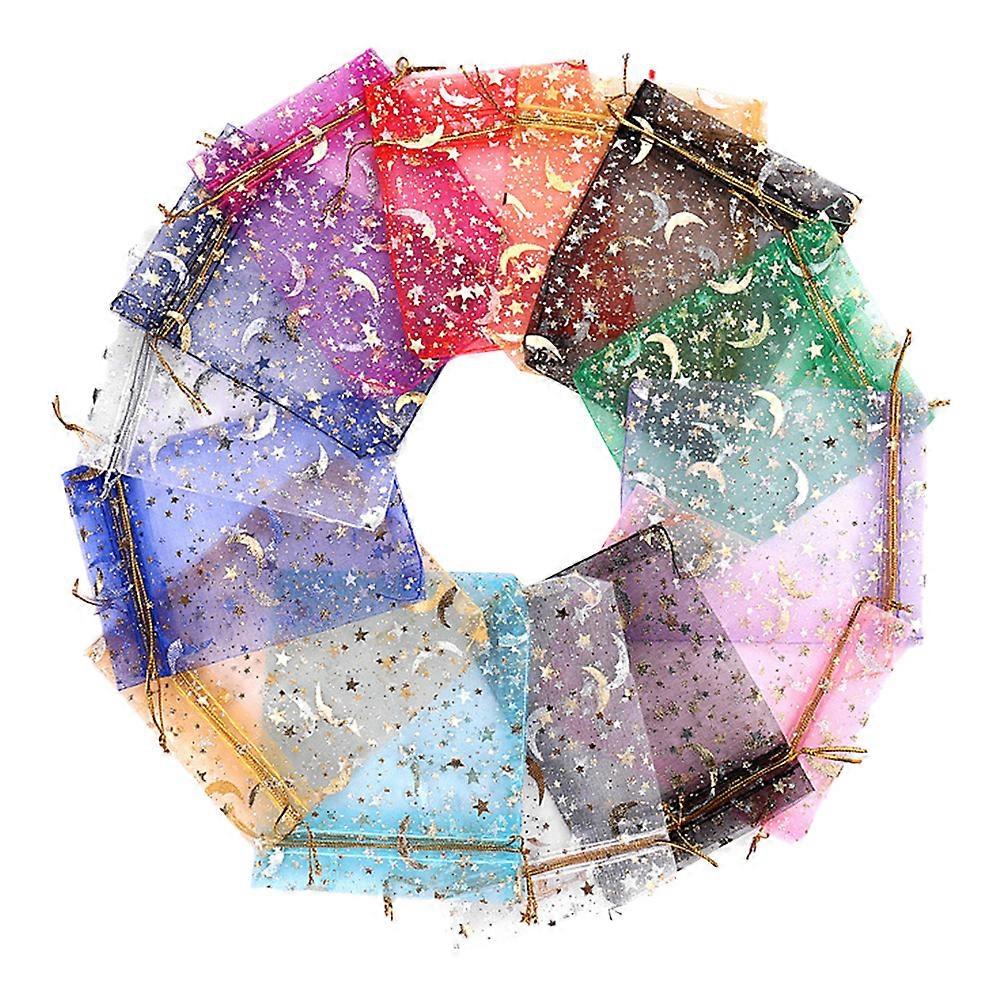 Make Up Packaging Bags Drawstring Pouches Assorted Color 12x9cm present Packaging 100Set