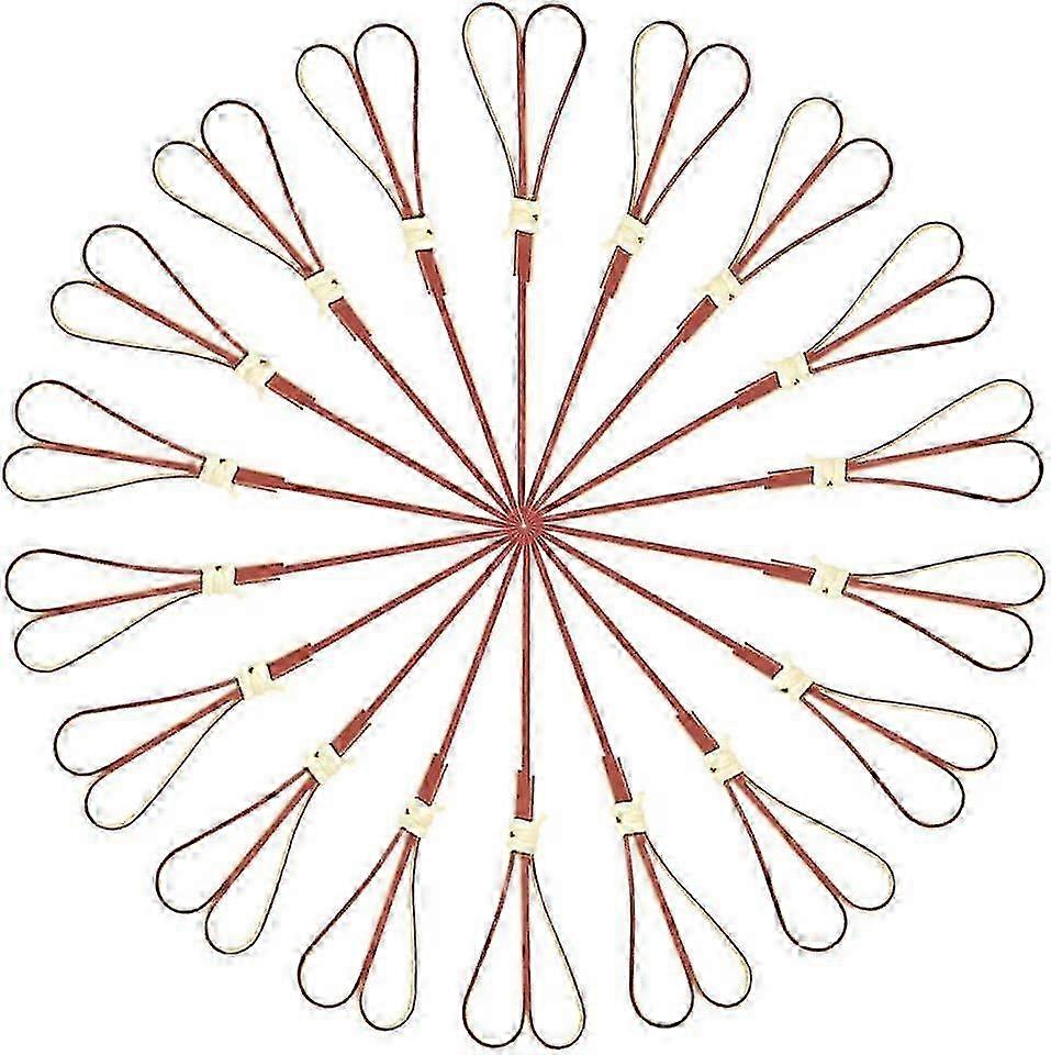 50 Party Pairs Bamboo Knot Skewers Food Sticks Fancy Fruit Toothpicks Single Use Martini Finger Food Snacks Appetizers