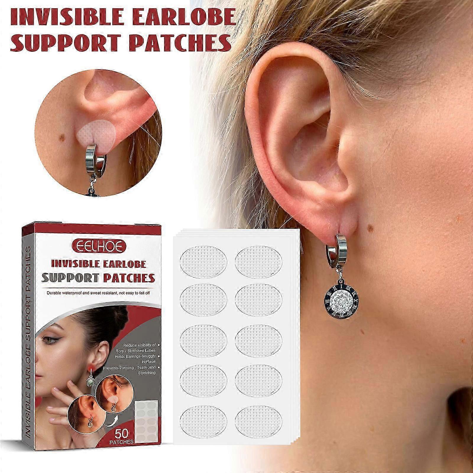 Super Soft Ear Lobe Support Patches, Ear Lobe Support Patches for Earrings, Ear Lobe Patches, Ear Patches for Split Ear Lobe