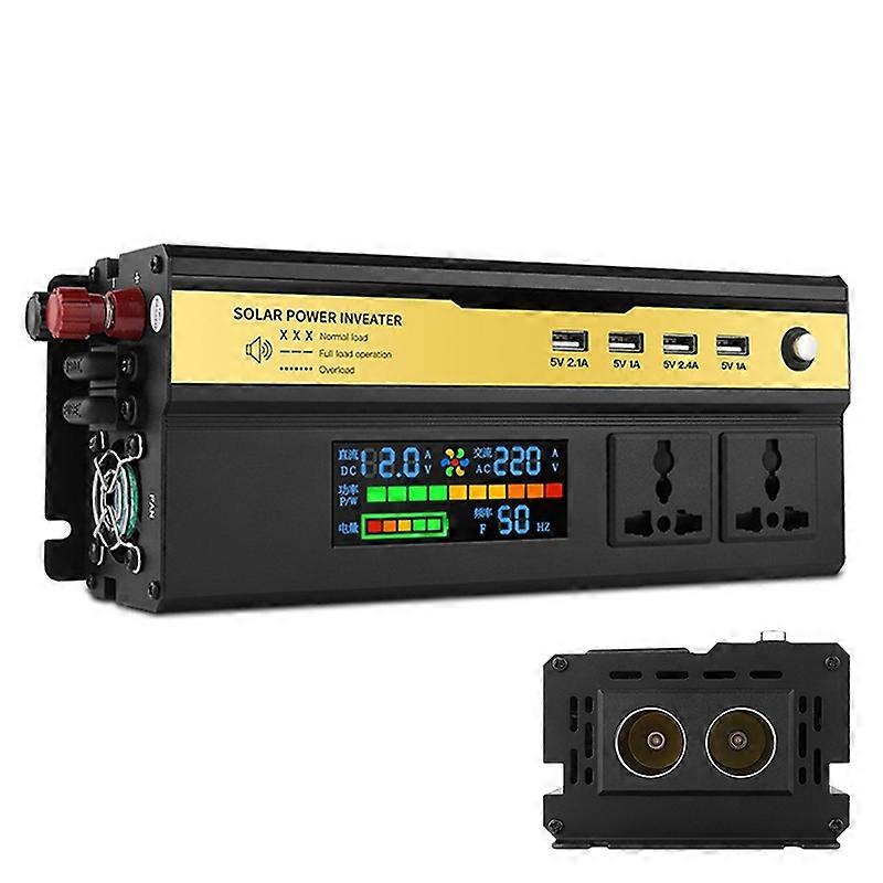 8896 2200W Car Smart Multi-functional Digital Display Inverter, Specification:24V
