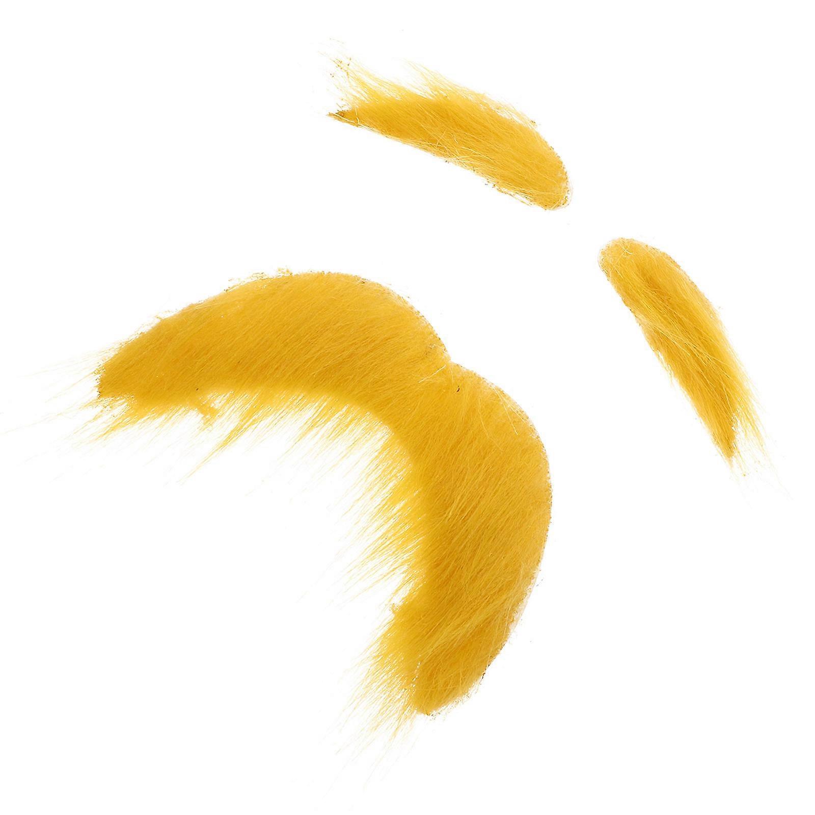 Cosplay Beard and Fake Eyebrow Set for Costume Parties – Funny Halloween Props for Dress Up Events – Comfortable and Easy to Wear