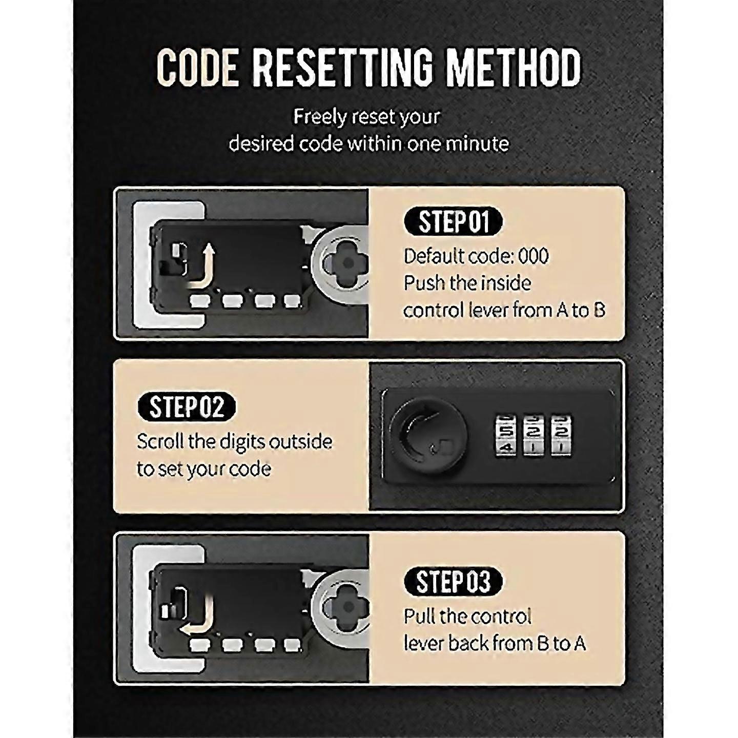 For Key Cabinet With Combination Lock Wall-mounted Key Storage Box
