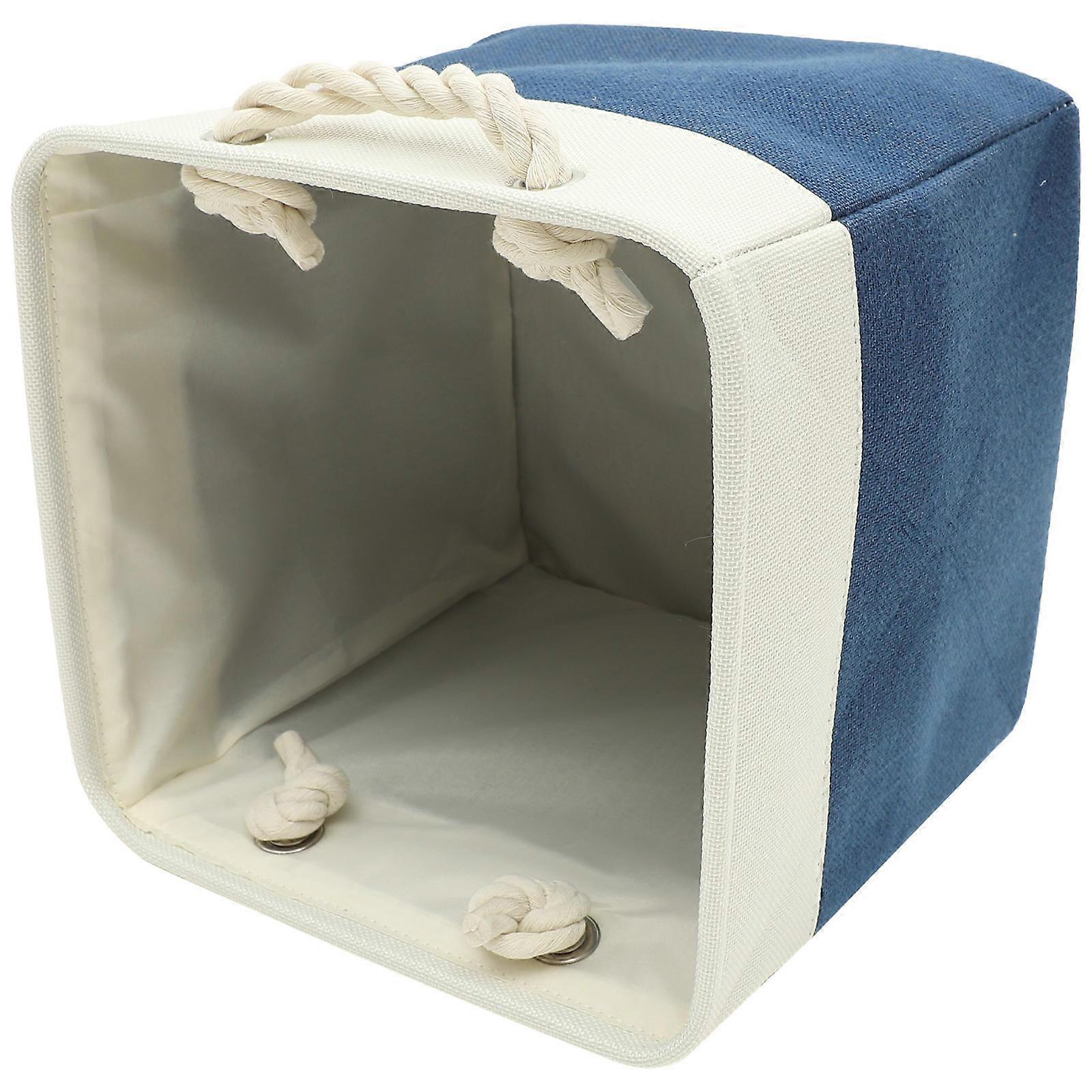 Lightweight Laundry Basket Simple Design Nylon Storage Container 1Pcs