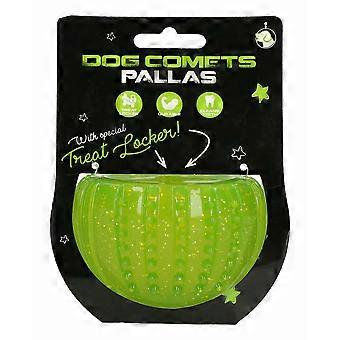 Hond Kometen Pallas met Treat Locker Green