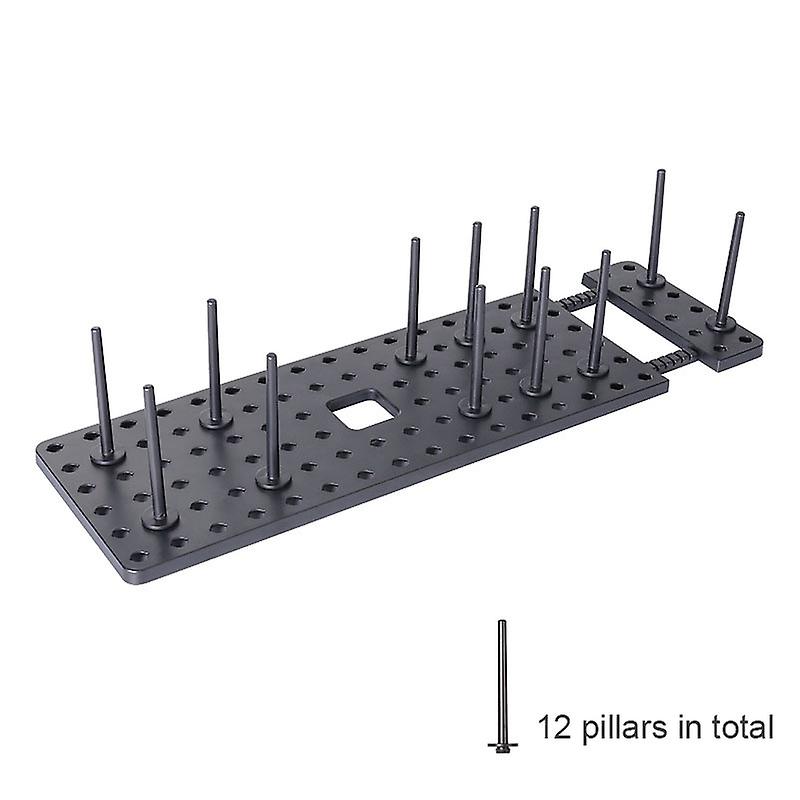 Expandable Kitchen Drawer Organizer Peg Board With Bottom Anti Slip Pad