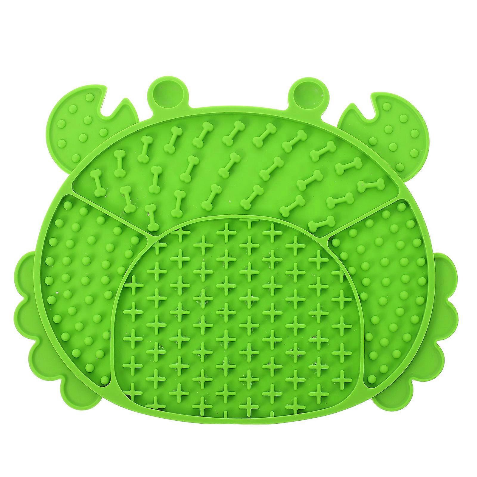 Cat Slow Feeder Bowl Silicone 16X22CM Prevent Indigestion 1Pcs