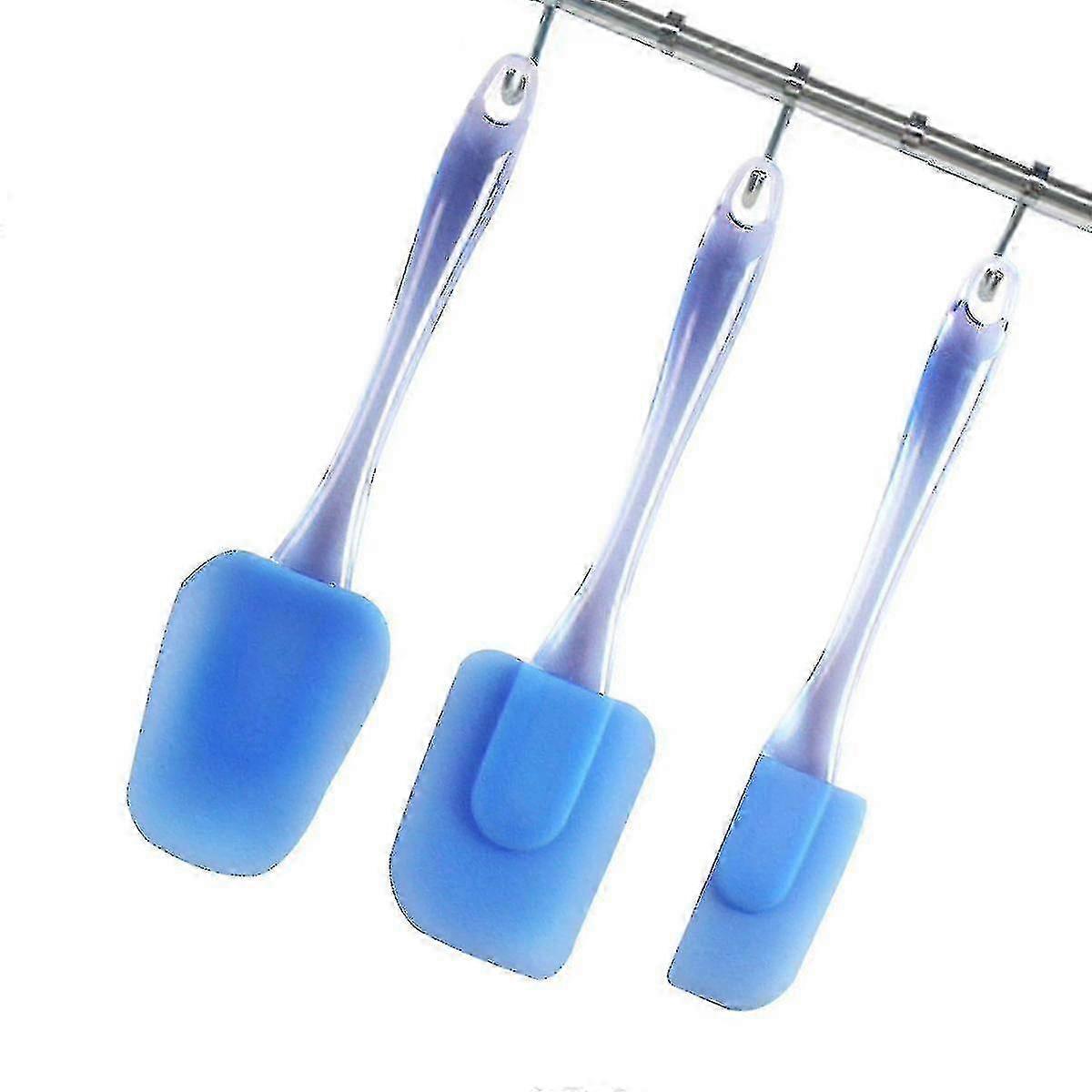 Heat-resistant Silicone Spatula Set - 3 Piece Baking Tools