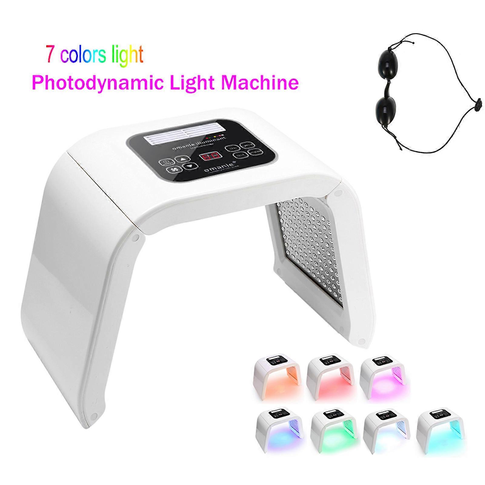 4 Color PDT LED Light Beauty Photodynamic Lamp Acne Treatment Skin Rejuvenation Machine 110‑240V