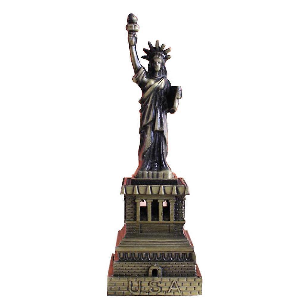 Tabletop Statue American Decoration Style Home Office Accessories Bronze 16cm Fine Craft Retro Goddess 1Set