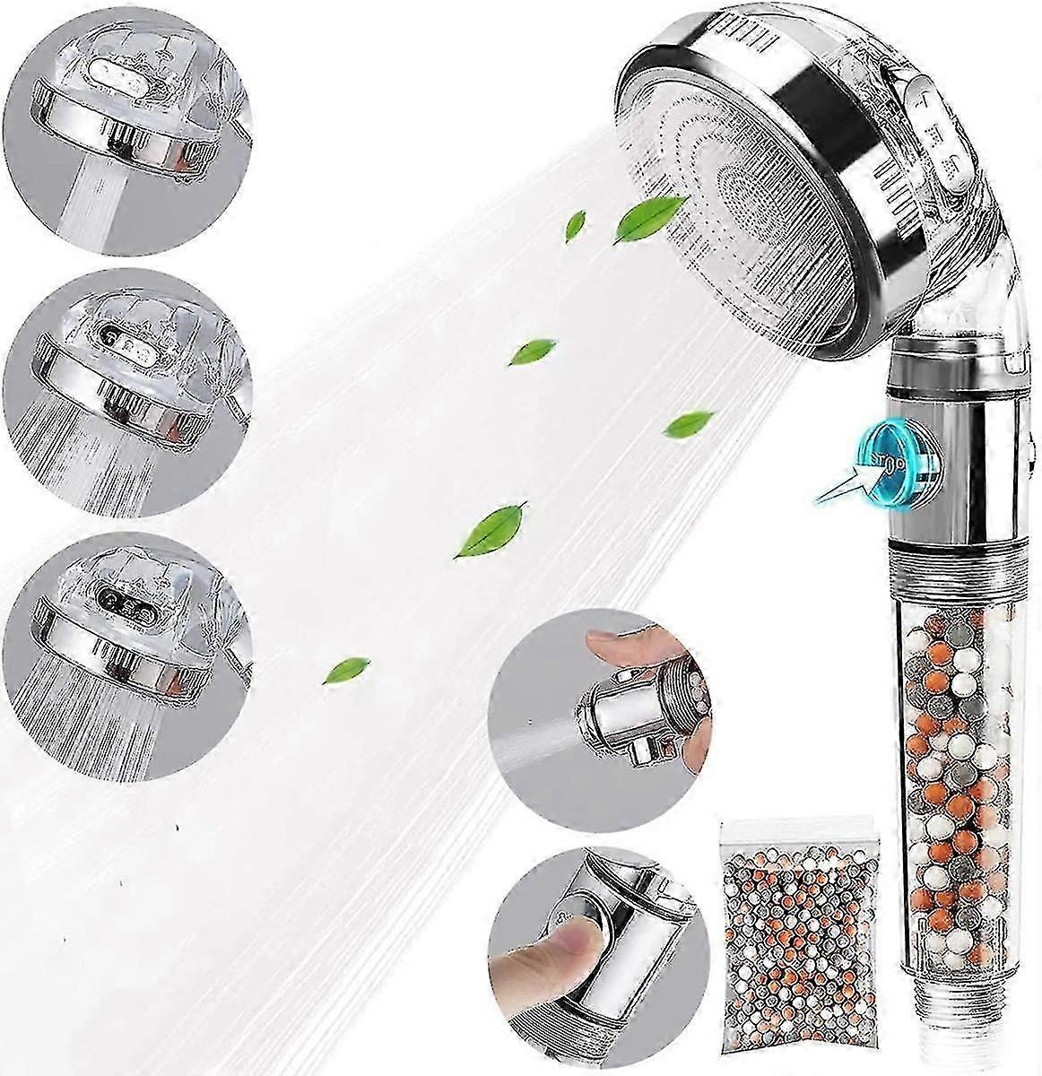 3 In 1 Shower Head Shower Head Water-saving Shower Head Ion Filter Limescale Filter SZRH A-F