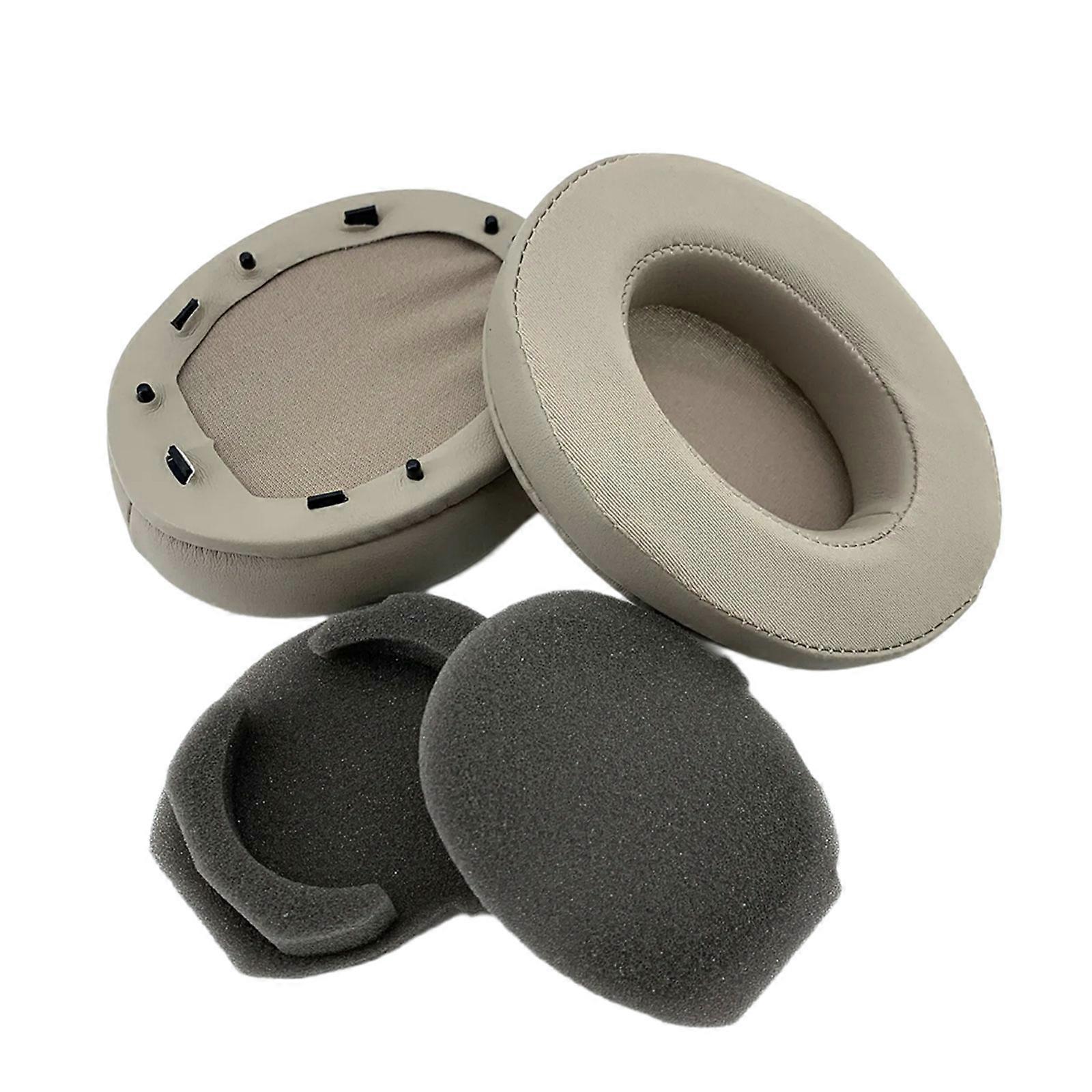 WH-1000XM3 Kulaklıklar için 1 Çift Yumuşak Nefes Alabilir Kulak Yastıkları Soğutma Jeli Özelliği Altın ile Yedek Kulaklık Yastığı