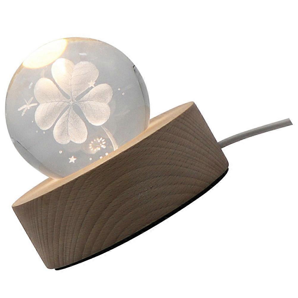 Night Lamp For Bedroom Round Portable Atmosphere Lamp USB Powered Energy Saving 1Pc