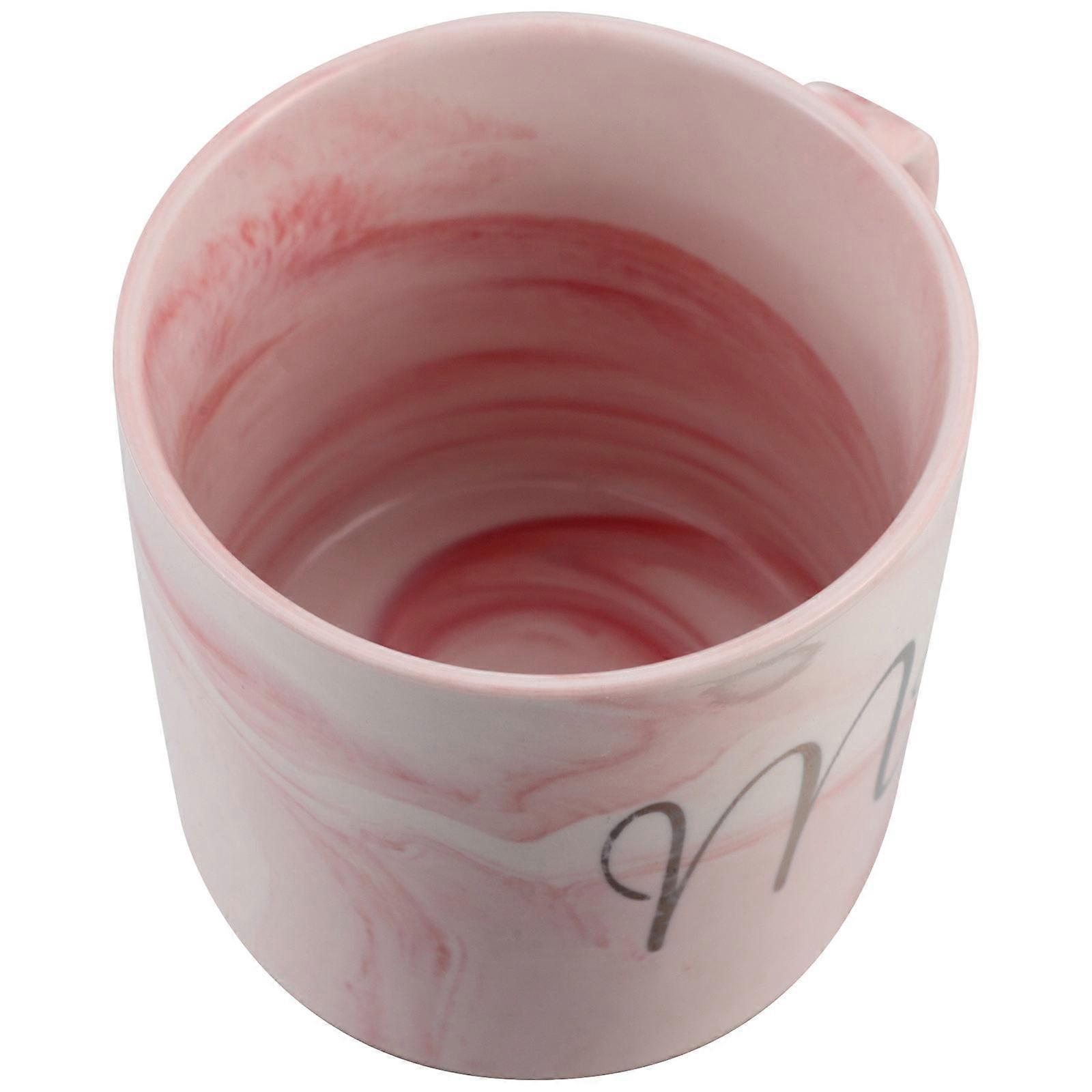 كوب رخامي فنجان قهوة سيراميك هدية يوم عيد الميلاد 11.5x8.5 سم 1 قطعة