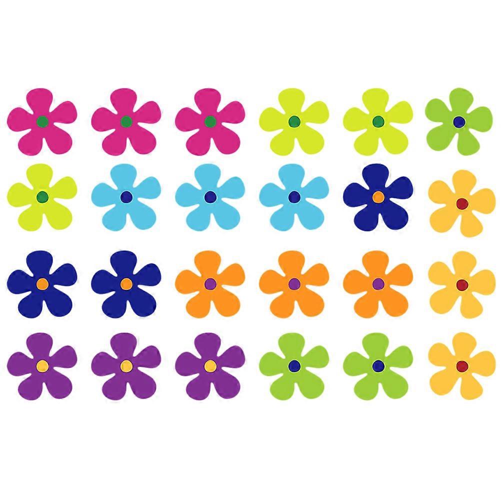 24PCS Flower Magnetic Stickers for Fridge, Car, and Kitchen Decor – Easy Apply & Remove Floral Magnets for DIY Crafts and Spring Themed Projects