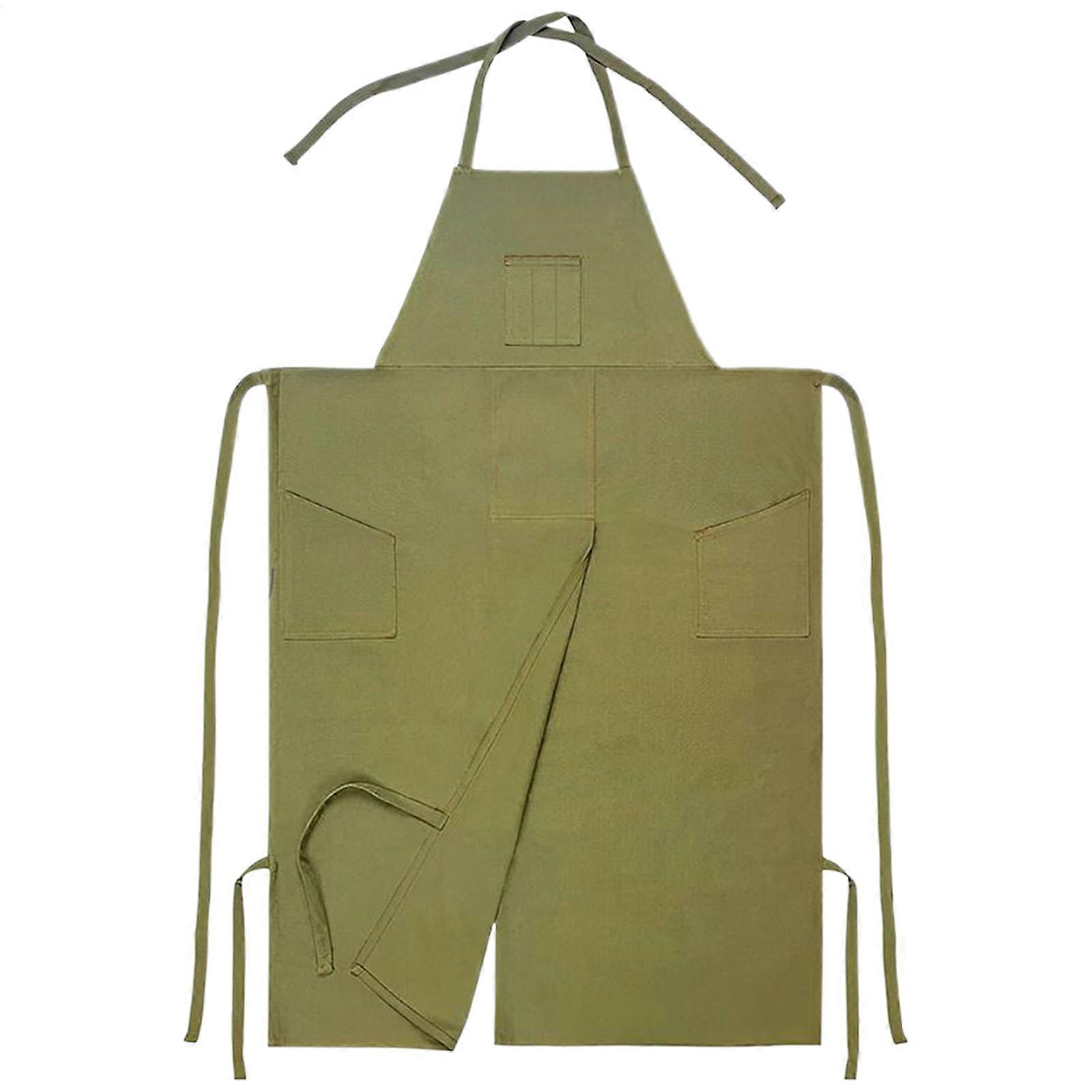 Ceramic Apron Sculpture Apron SlipResistant Lightweight Apron with Leg Cover and Three Pockets for Art, Sculpting, Pottery, Painting, Ceramics