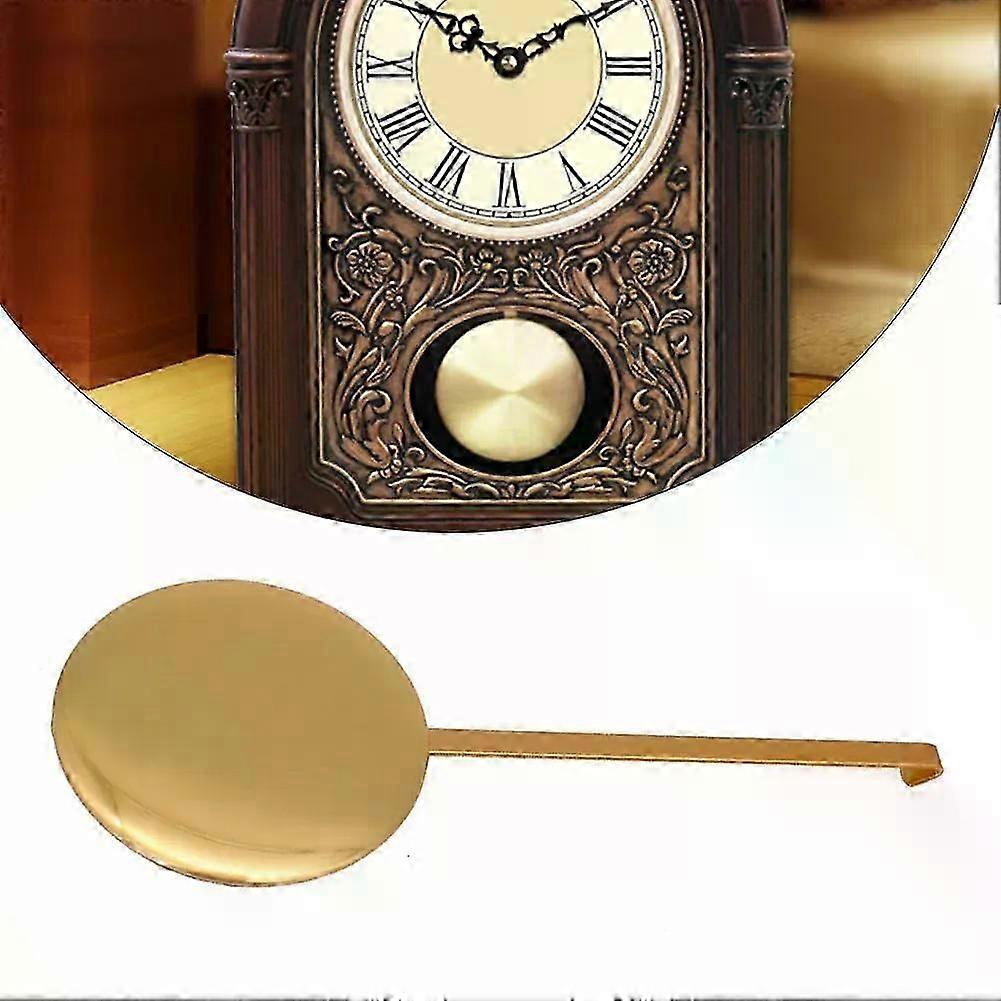 Quartz Wall Clock High-Gloss Gold Metal Pendulum Swing Movement Quartz Clock Repair DIY Clock Accessories