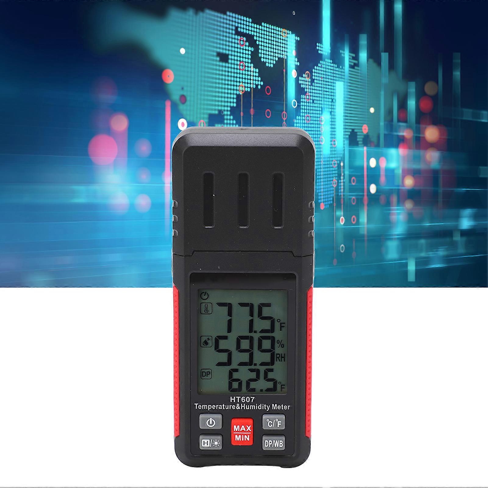 Digital Temperature Humidity Meter High Accuracy Electronic Thermometer Hygrometer Monitor 
