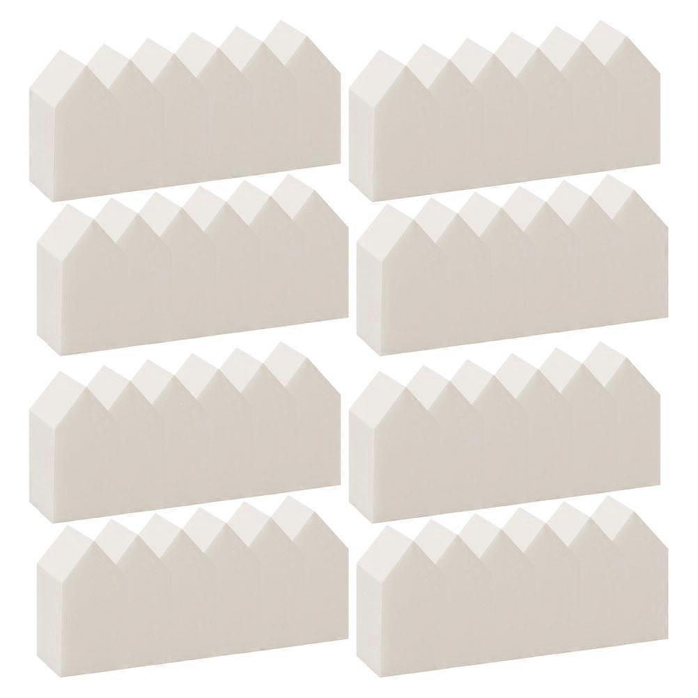 100pcs Small Disposable Makeup Soft Synthetic Latex Powder Applicators for Precise Face Powder Application Cosmetic Blending Tools for Facial Makeup