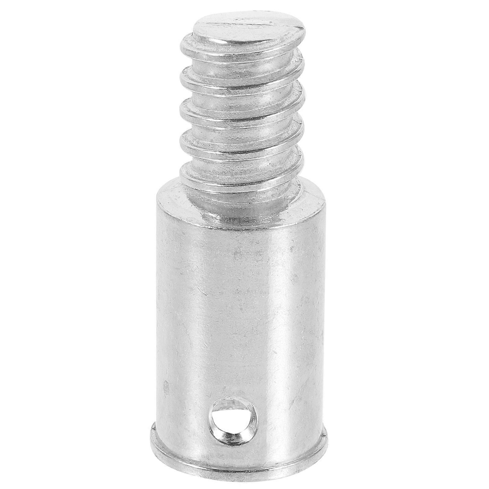 Cleaning Pole Adapter Threaded End Broom Handle Extension Silver 6.50X2.50X2.50CM For Adults 1Set