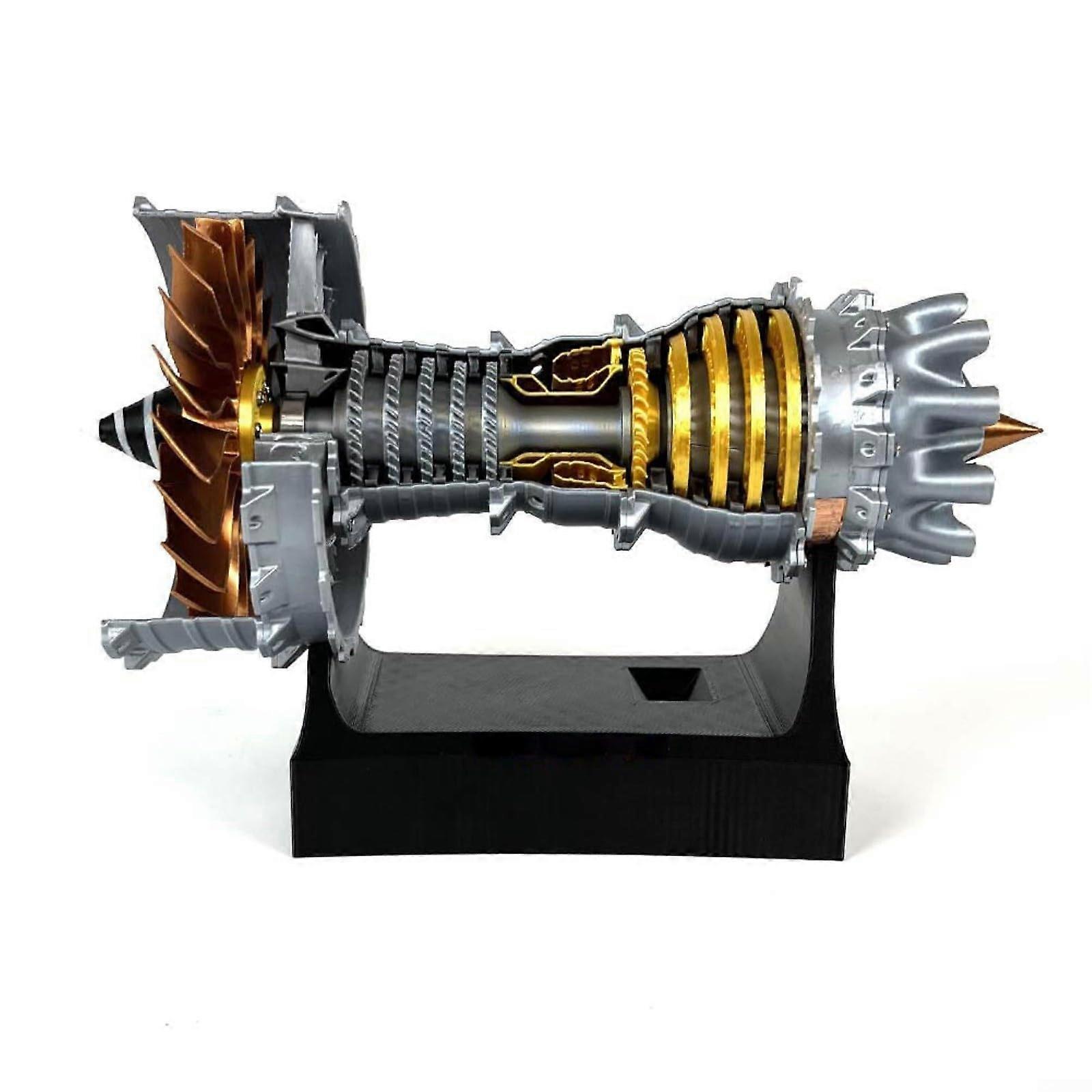 1:20 Turbofan Engine Model Engine Model 3D Printer Aircraft Engine Kit Turbojet Engine Engine Model Turbofan Engine Model