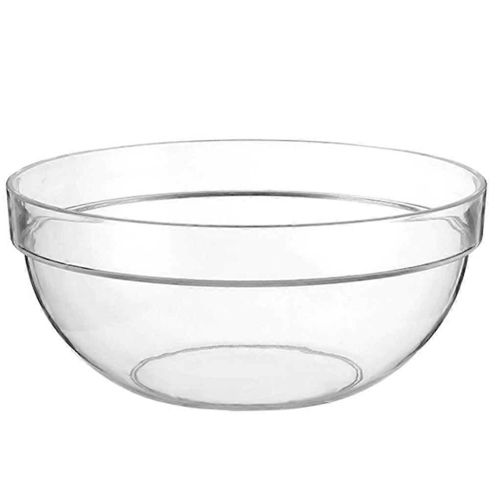 Transparent PC Salad Bowl for Home Use Suitable for Snacks Fruit Vegetables 9.84 Inches