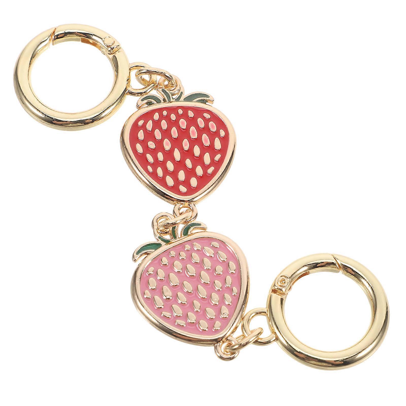 Multi Color Strawberry Purse Accessory Chain Extender For Handbags Durable Craftsmanship 1Pack
