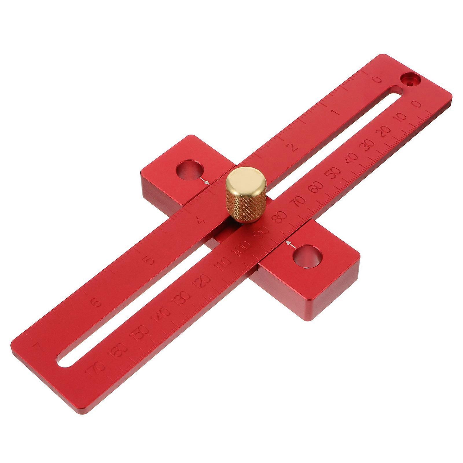 Woodworking Tools Parallel Marking Gauge Designed For Woodworkers In Red Color 20X8.8CM Professional Drawing Lines 1Pack