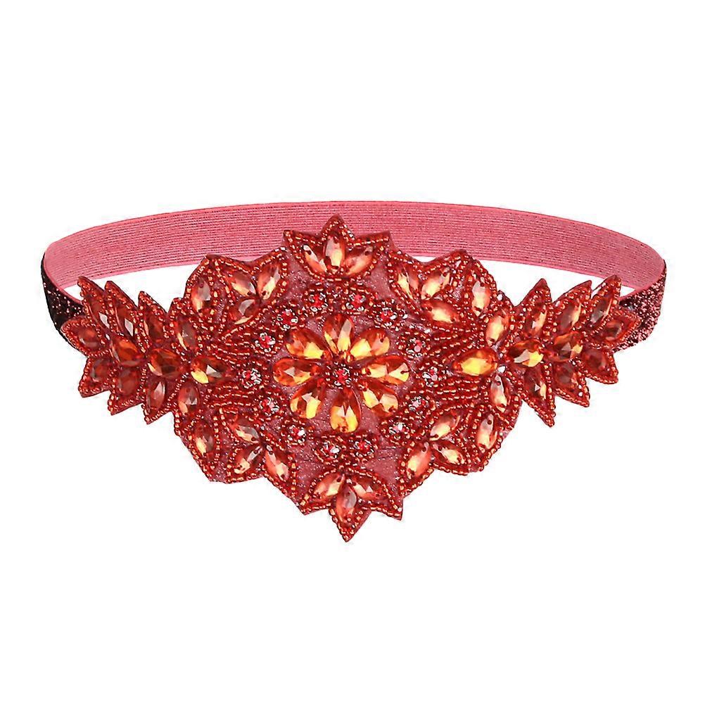 Rhinestone Embellishment Headband Fancy Dress Parties Accessory For Adults 1Pack