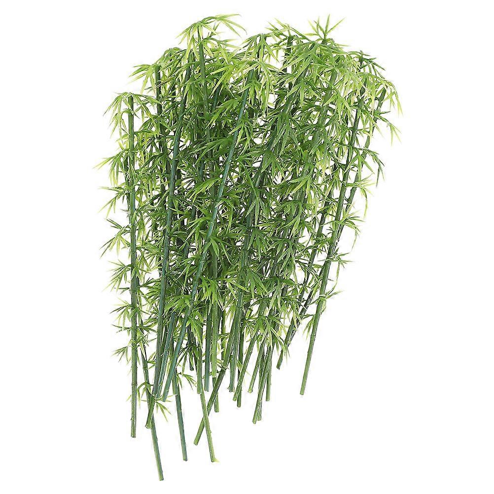 40pcs Mini Bamboo Trees Artificial Decor for Garden Landscape, Micro Sand Table & Diorama Model Making – Lightweight, Lifelike Details