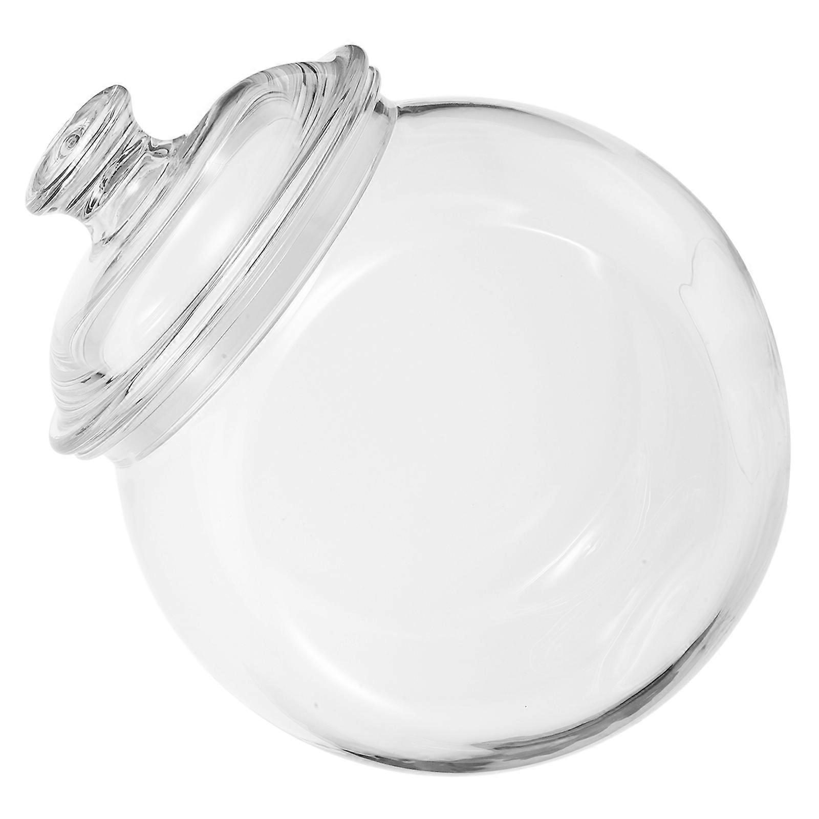 Transparent PC Plastic Storage Jar with Sealing Lid for Kitchen Dry Food Home Use Set of 6