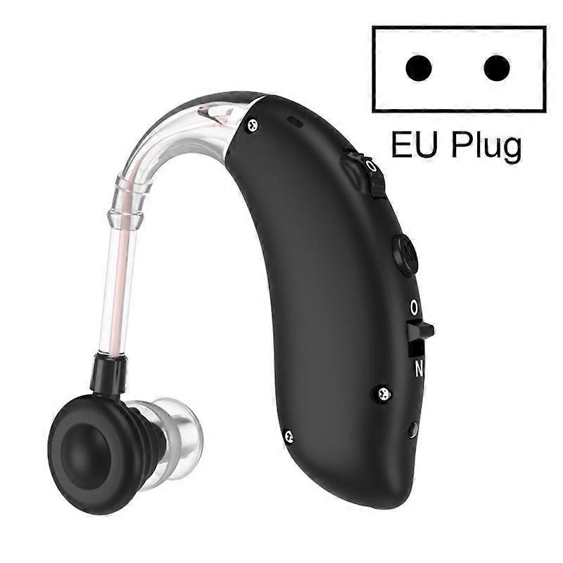 GM-105 Elderly Hearing Aid EU Plug(Black)