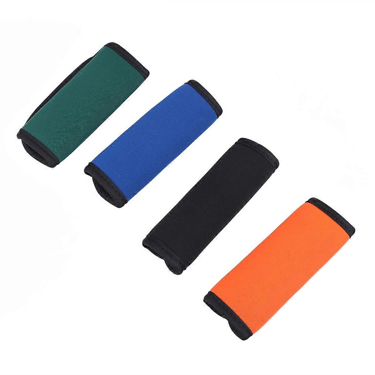 Trolley Case Accessories Neoprene Suitcase Luggage Handle Cover Cushion Handles Assorted Color 15.00X15.00X0.20CM 4Pcs