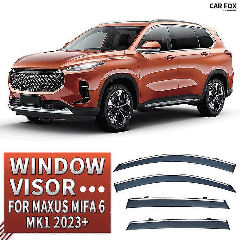 Applies to For MAXUS MIFA 6 2023+ Car Window Visor Awning Shelters Windshield Side Window Rain Sun Shade Auto Accessories