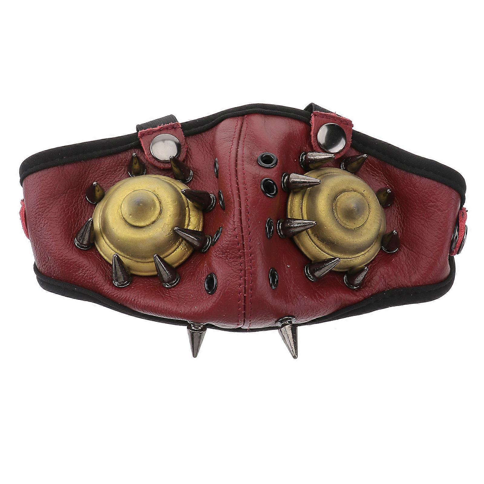 Halloween Mask 1Pc With Rivet Design For Adults Assorted Color Perfect For Music Festivals And Cosplay