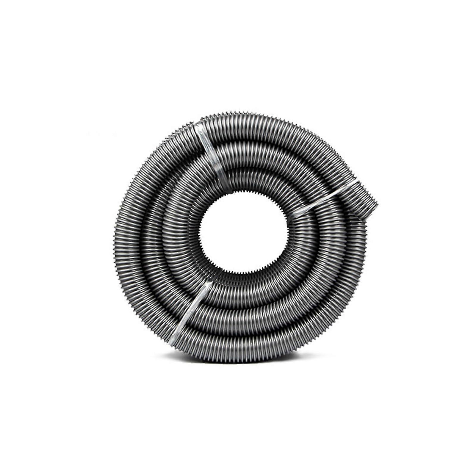 Vacuum Cleaner Hose With Threaded Wand Flexible Accessory Inner Diameter 50 Mm Length 1 Meter Light Grey Household Cleaning