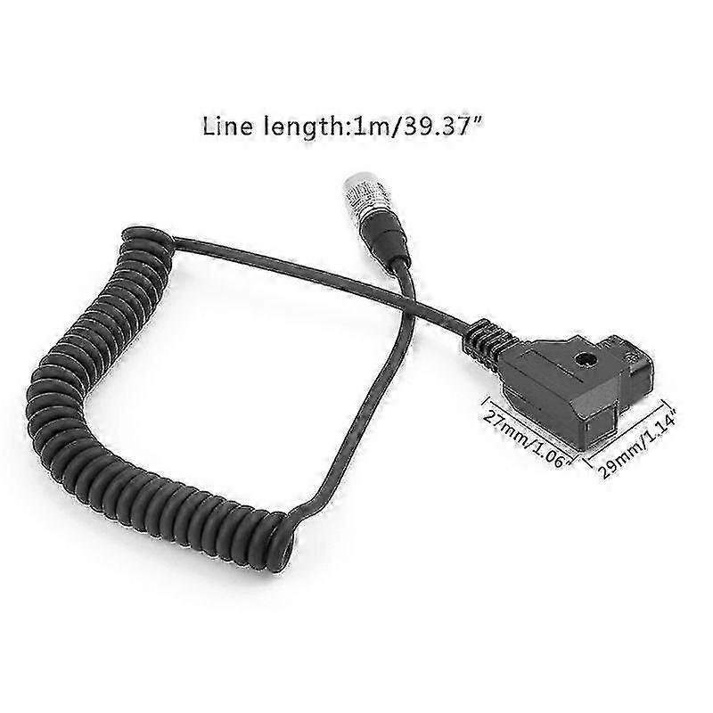 D-tap To Hirose 4pin Male Plug Power Cable Sound Devices For Zoom F8 Recoeder