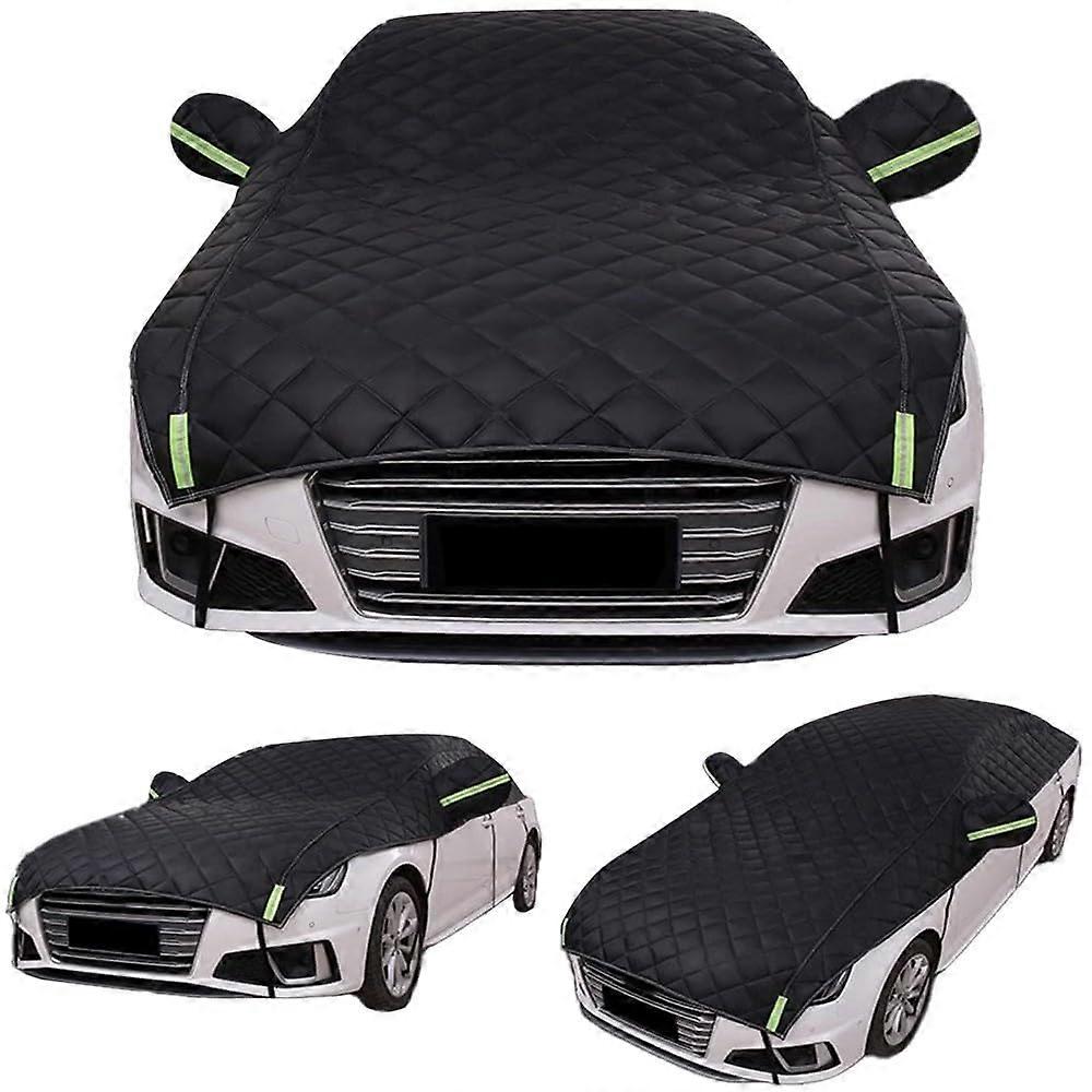 Hailproof Car Cover for BYD F8S8 20082010, Thickened Hail Protection Half Cover Black